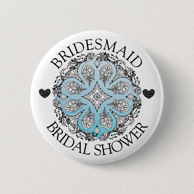 Bridesmaid Bridal Shower button (Front)