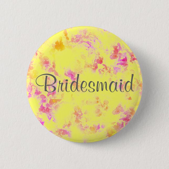 Bridesmaid Button (Front)