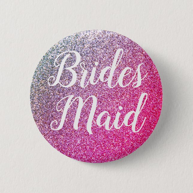 Bridesmaid button for bridal shower (Front)