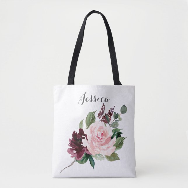 Bridesmaid Cadeau Sac fourre-tout personnalisé Bou (Devant)
