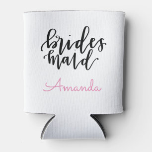 Bridesmaid Can Cooler - Personalize Name