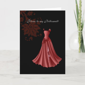 bridesmaid card