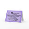 Bridesmaid Card -- Once Upon a Time in Purple