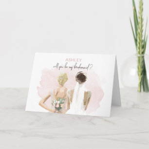 Bridesmaid - Carte de note Ashley