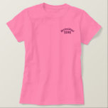 Bridesmaid Change to your Year Embroidered Shirt<br><div class="desc">Bridesmaid embroidered shirt Change to current year by entering the design tool Wedding Party T-shirt For All Members of the Party Groom T-shirts BestMan T-shirts GroomsMan T-shirts Usher T-shirts RingBearer T-shirts- 7 Words to a Long and Happy Marriage- I'm Sorry - Yes Dear - It's My Fault-Wedding Accessories T-shirts, Jackets,...</div>