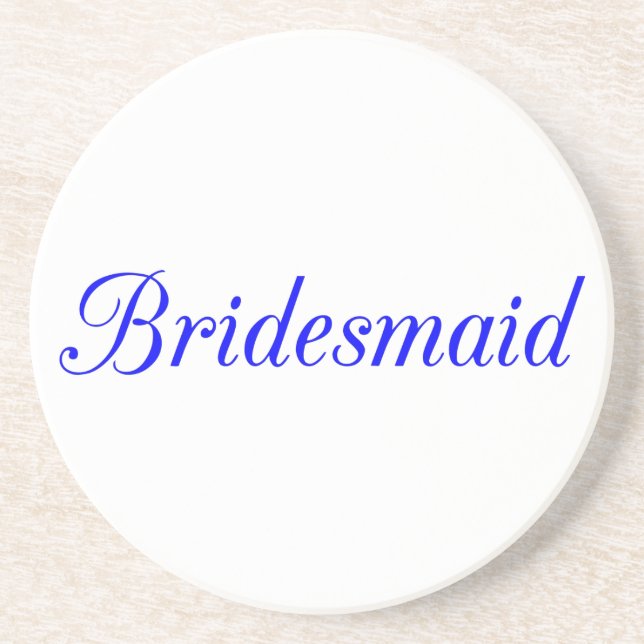 Bridesmaid Coaster (Front)