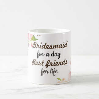 Bridesmaid coffee cup