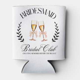 Bridesmaid Customize  Name Coquette  Bachelorette Can Cooler