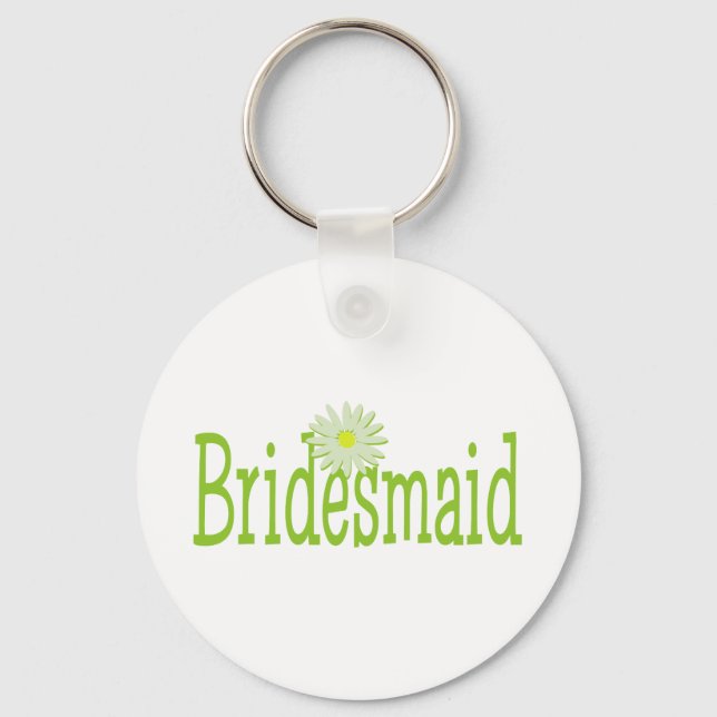 Bridesmaid/ Daisy theme Keychain (Front)