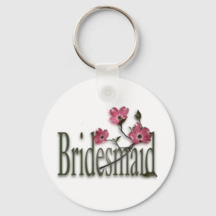 Bridesmaid/ Dogwood Wedding Keychain