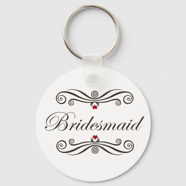 Bridesmaid Favours Keychain (Front)