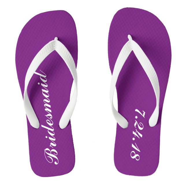 Bridesmaid Flip Flops (Footbed)