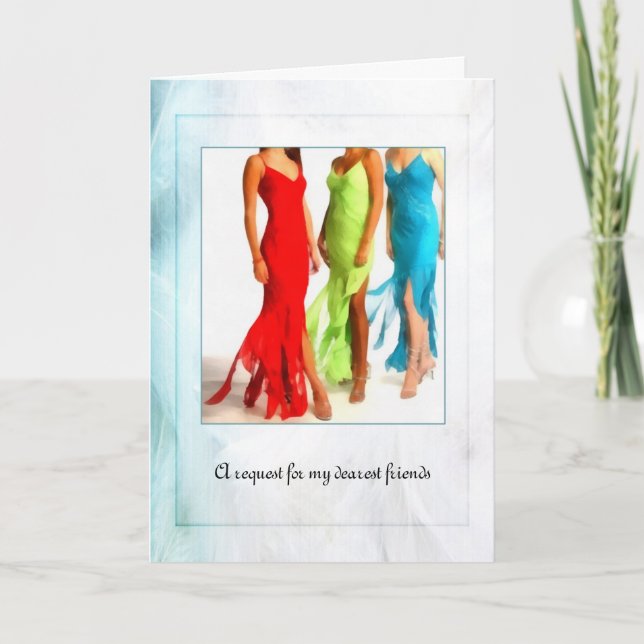Bridesmaid - Friend - Invitation (Front)