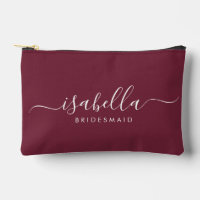 Bridesmaid Gift Burgundy