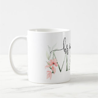 Bridesmaid Gift Mug, Floral Wedding Party Gift, Coffee Mug