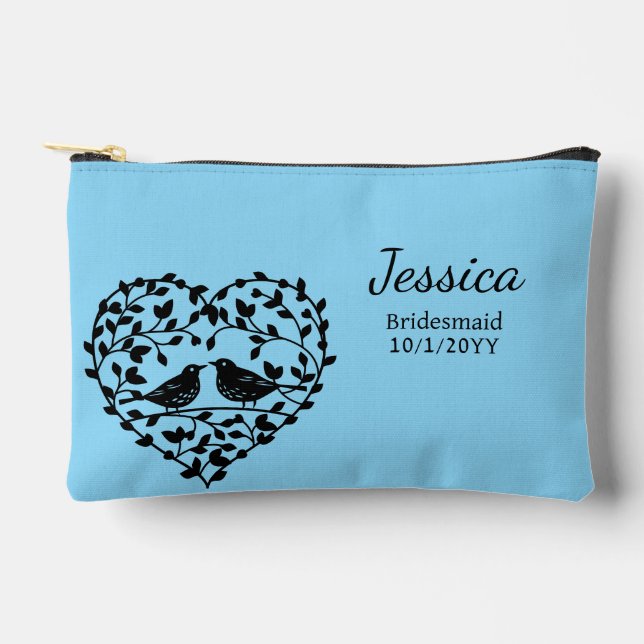 Bridesmaid Gift Personalize Accessory Pouch (Front)