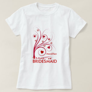Bridesmaid Gift - Personalized Sweetheart T-shirt