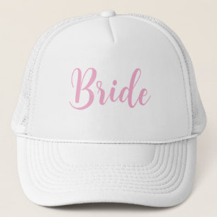 Bridesmaid Gifts, personalized Text Hat, Bride and Trucker Hat