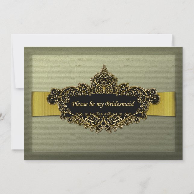 Bridesmaid Invitation (Front)