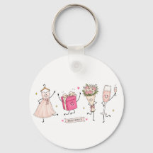 Bridesmaid Keychain