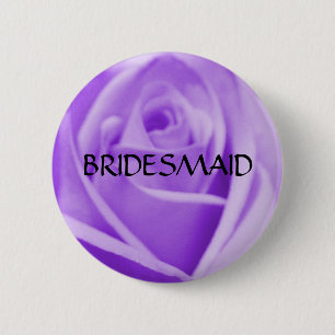 BRIDESMAID- lavender rose button