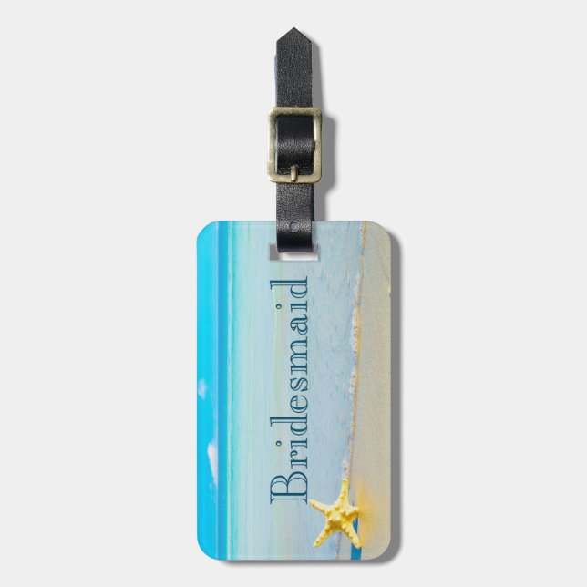 Bridesmaid Luggage Tag (Front Vertical)