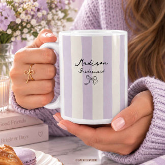 Bridesmaid Maid of Honour Bridal Party Gift Weddin Coffee Mug