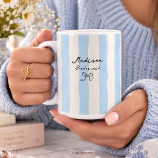 Bridesmaid Maid of Honour Bridal Party Gift Weddin Coffee Mug