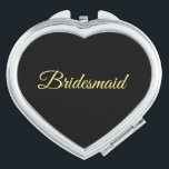 Bridesmaid mirror<br><div class="desc">Bridesmaid mirror/gift.</div>