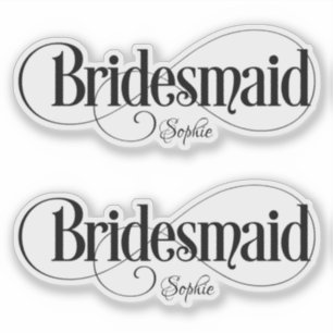 Bridesmaid Personalized