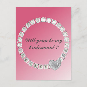 Bridesmaid Postcard