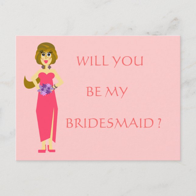 Bridesmaid Postcards (Front)