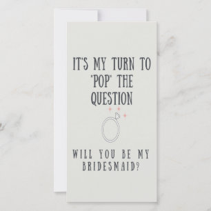 Bridesmaid Proposal Bridesmaid Invitation