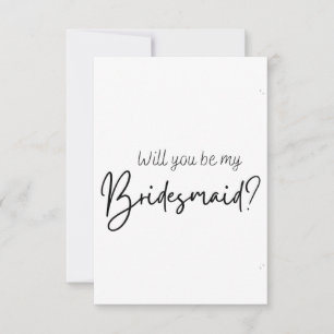Bridesmaid proposal card