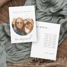 Bridesmaid Proposal Card