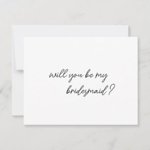 BRIDESMAID Proposal Card for happy bridesmaid gift