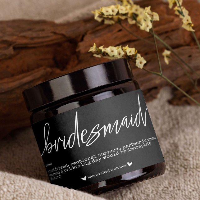 Bridesmaid Proposal Favour Label Sticker (Creator Uploaded)