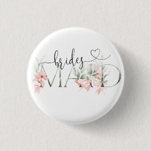 Bridesmaid Proposal Gift Bachelorette Party Favour 1 Inch Round Button