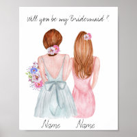 Bridesmaid Proposal Gift Will you be my Bridesmaid