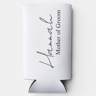 Bridesmaid Proposal Slim Can Coolers with names .