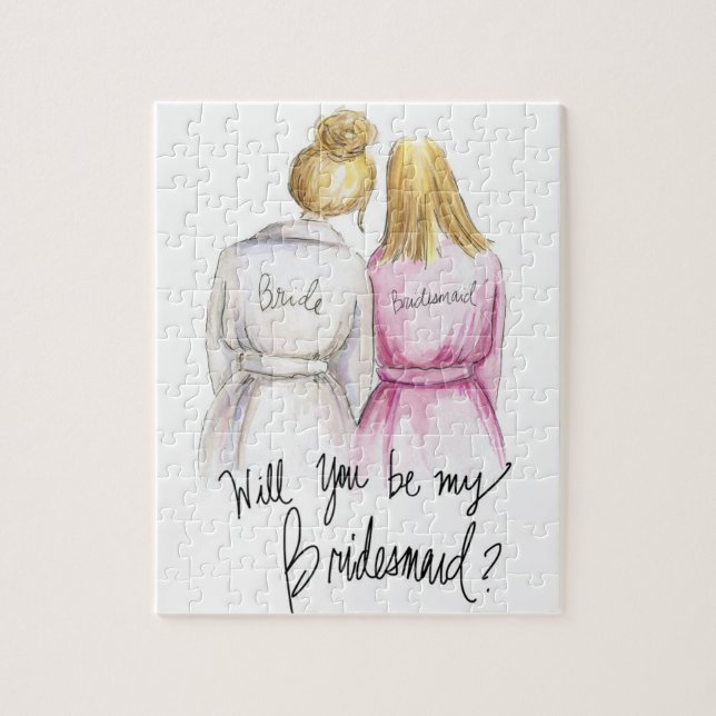Bridesmaid? Puzzle Bl Bun Bride Bl Long Bm (Vertical)