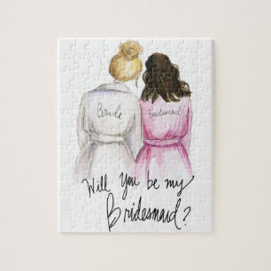 Bridesmaid? Puzzle Bl Bun Bride Br Waves Bm