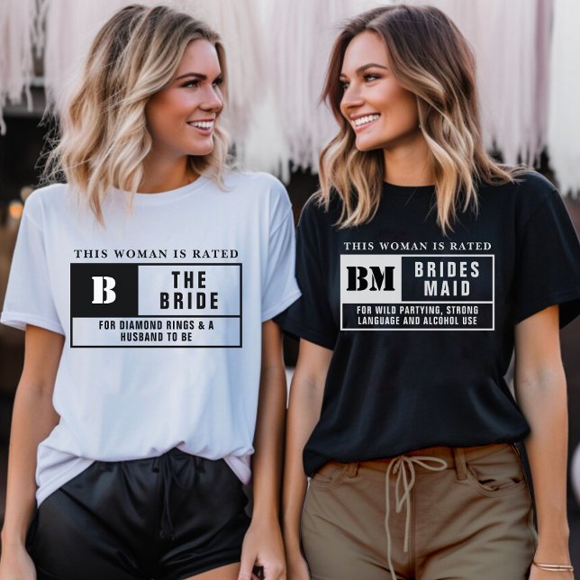 Bridesmaid Rating Bachelorette Party T-Shirt (Bridesmaid Rating Bachelorette Party T-Shirt
)