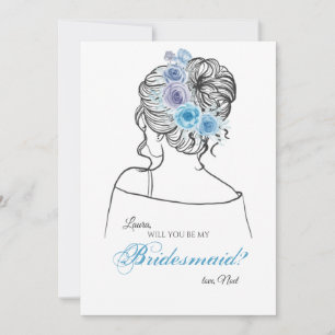 Bridesmaid Request Card