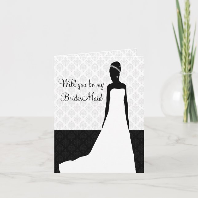 Bridesmaid request invitation (Front)