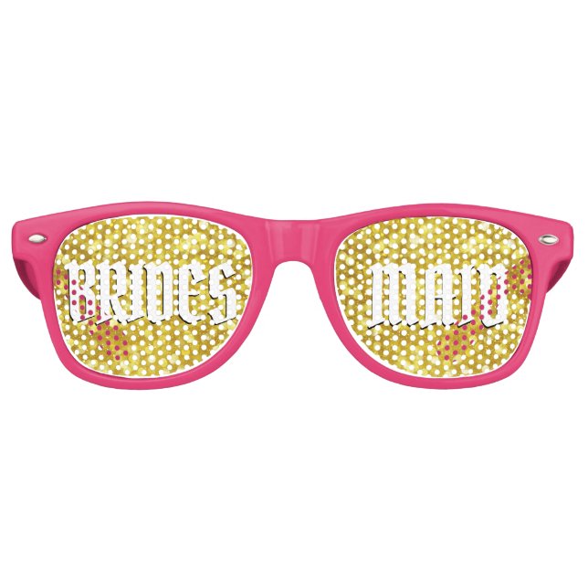 BRIDESMAID retro Shades / Fun Party Sunglasses GL (Front)