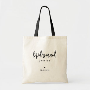 Bridesmaid   Sac fourre-tout De Script Moderne Sim