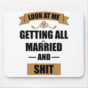 Bridesmaid Shirt Drunk Bachelorette Party Wedding Mouse Pad