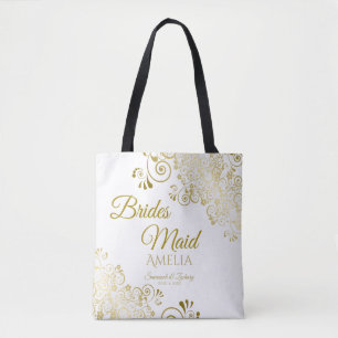 Bridesmaid Simple Élégant Sac fourre-tout de maria