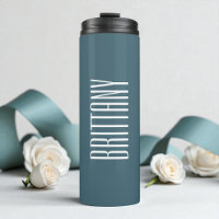Bridesmaid Simple Green Personalized Name Minimal